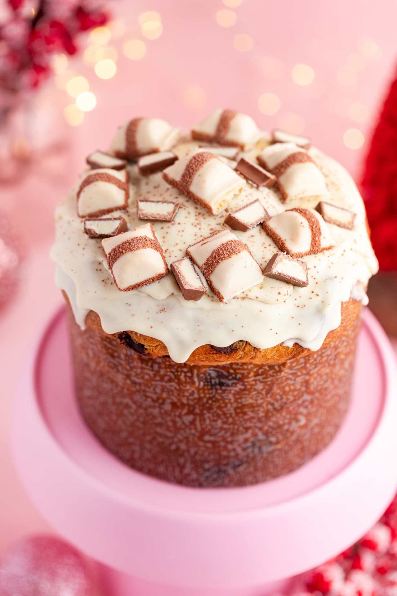 Bolo Chocotone de Chocolate Branco