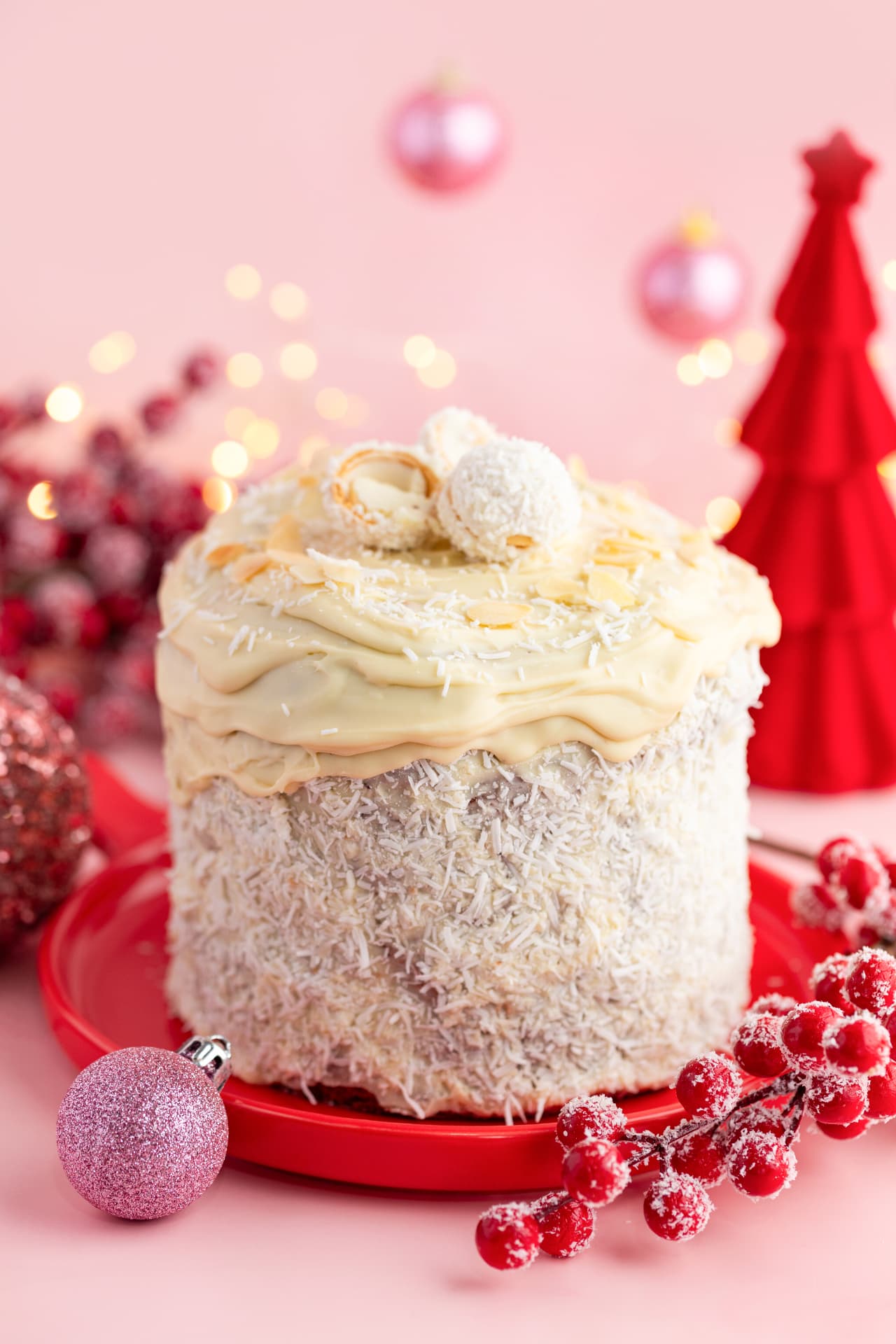 Bolo Bolo de Coco com Amêndoas