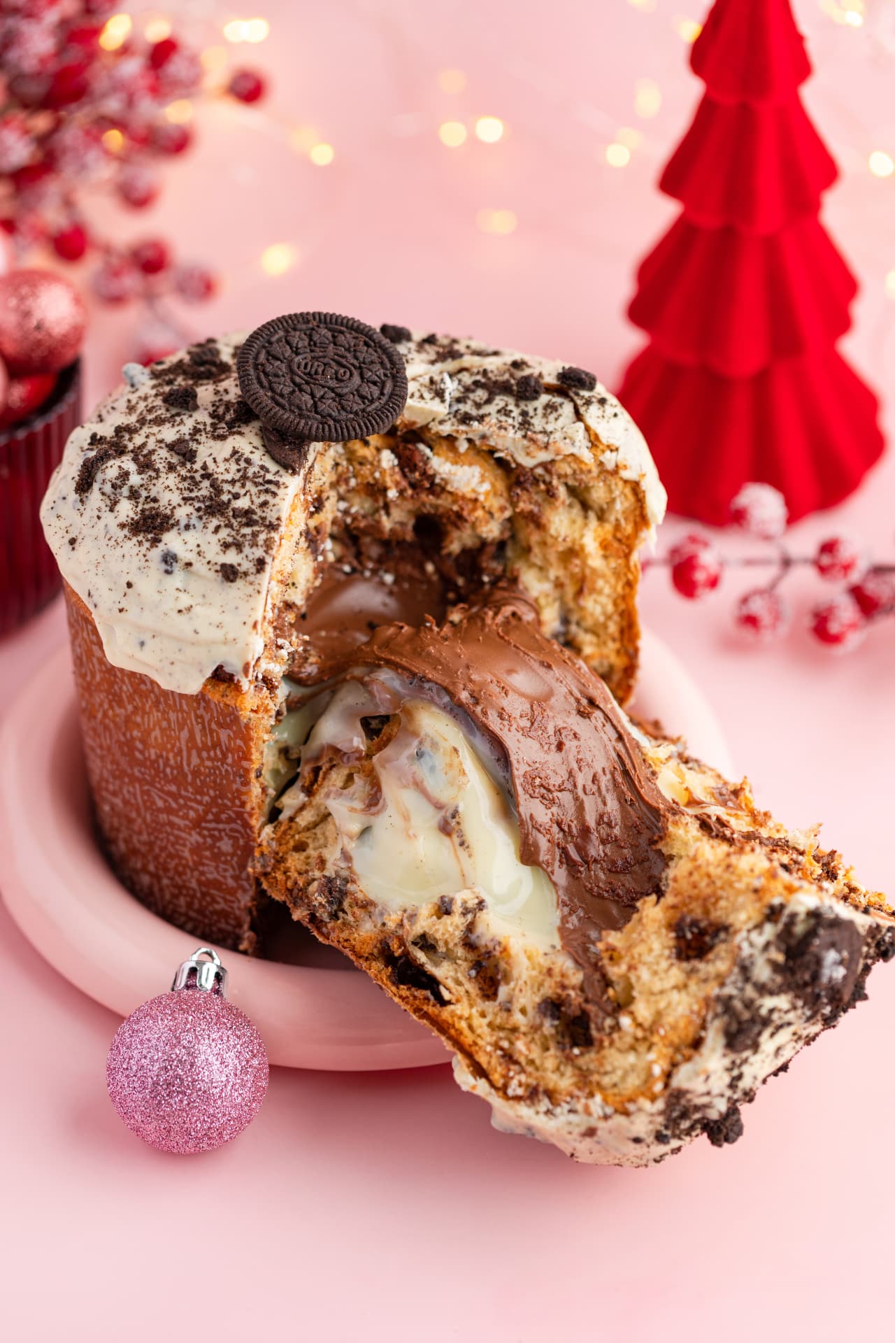 Bolo Panetone Trufado de Oreo