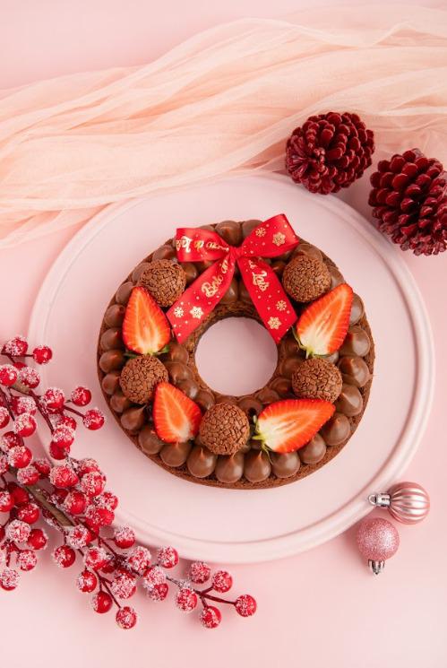Bolo Guirlanda de Brigadeiro